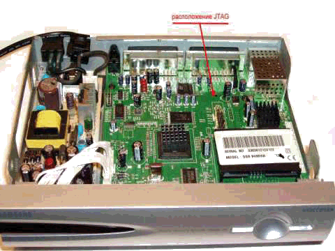 расположение jtag расположение jtag